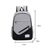 Three-piece Double Backpack Wear-Resistant Computer Backpack
