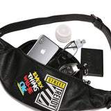 Personality Pattern Leather Chest Bag