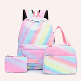 Tie Dye Ink Backpack Student Schoolbag Laptop Bookbag