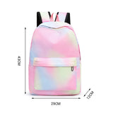Tie Dye Ink Backpack Student Schoolbag Laptop Bookbag