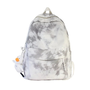 Tie Dye Women Backpack Girls School Bags Big Capacity Travel Female Shoulders Ba