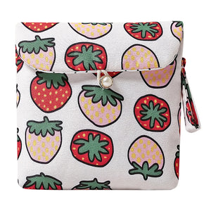 Menstrual Cup Pouch Zipper Wallet Chain Bag