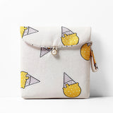 Menstrual Cup Pouch Zipper Wallet Chain Bag