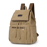 Tilorraine Canvas Backpack Shoulder Bags Vintage Unisex Travel Bag