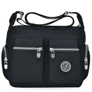 Tilorraine Nylon Shoulder Crossbody Bag Solid Versatile Small Size