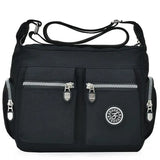 Tilorraine Nylon Shoulder Crossbody Bag Solid Versatile Small Size