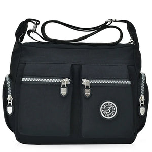 Tilorraine Waterproof Shoulder Cross Body Bag Nylon Travel Messenger