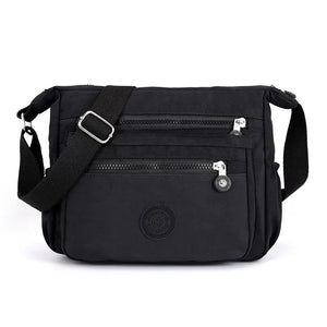 Floral Print Nylon Women's Messenger Bag One-Shoulder Small Square Mommy Bag