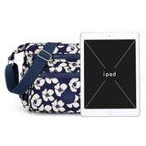 Floral Print Nylon Women's Messenger Bag One-Shoulder Small Square Mommy Bag