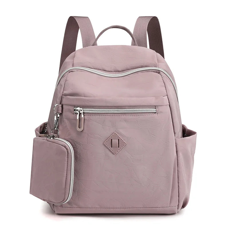 Tilorraie Nylon Backpack Women's Children's Bag Anti-Splash Travel Bag