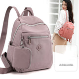 Tilorraie Nylon Backpack Women's Children's Bag Anti-Splash Travel Bag