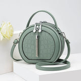 Tilorraie Small Round Bag Women Shoulder Cake Crossbody Portable Mini Bags