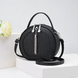 Tilorraie Small Round Bag Women Shoulder Cake Crossbody Portable Mini Bags