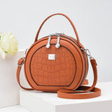 Tilorraie Small Round Bag Women Shoulder Cake Crossbody Portable Mini Bags