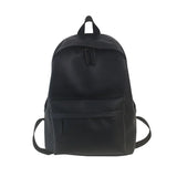 Tilorra Women Backpack Leather Solid PU Bag College Student Schoolbag