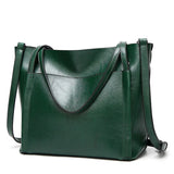 Tinkin Pu Leather Women Shoulder Bag Larger Capacity Women Handbag