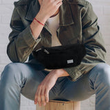 Tinyat Men Waist Bag Pack Travel Phone Belt Bag Pouch Unisex Shoulder Chest Bag
