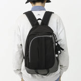 Books Backpack Students Bag Female Colors Pattern Panelled Backpack 19 inch
