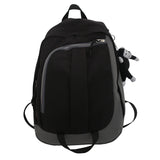 Books Backpack Students Bag Female Colors Pattern Panelled Backpack 19 inch