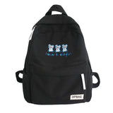 Canvas Student Rucksack Girls School Bag Women Backpack