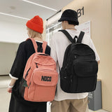 Nylon Waterproof Women Backpack Schoolbag For Girls