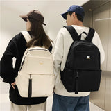 Nylon Cloth Backpack for Women High Storage Books Travel Backpack