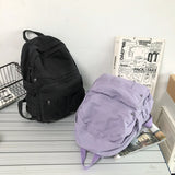 Winter Thicken Canvas Backpack for School&Shopping Travel Bag
