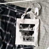 Titans Attack Canvas Gift Bag Large Capacity Harajuku Female Shoulder Bag