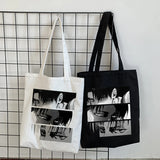 Titans Attack Canvas Gift Bag Large Capacity Harajuku Female Shoulder Bag