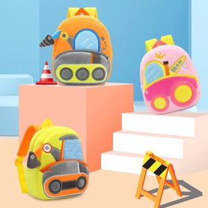 Toddler Backpack Plush Cartoon Bookbag for Little Boys Girls Kids