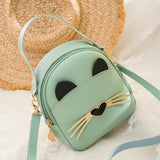 Leather Laptop Backpack for Women 15.6 Inch