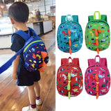 Cartoon Dinosaur Backpack Safety Harness Leash for Kids