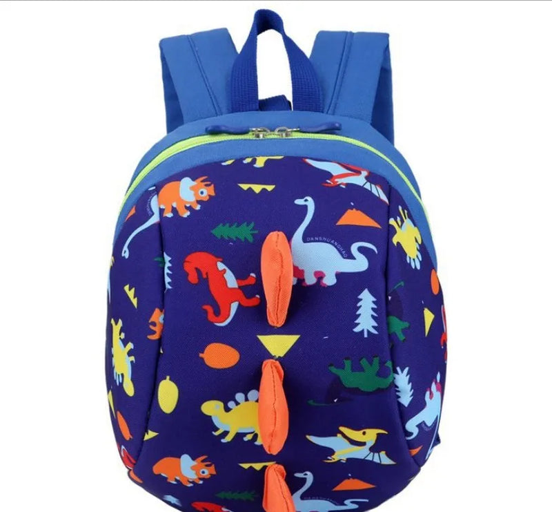 Cartoon Dinosaur Backpack Safety Harness Leash for Kids