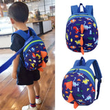 Cartoon Dinosaur Backpack Safety Harness Leash for Kids
