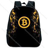 Bitcoin Print Mini Kindergarten Backpack for Toddlers