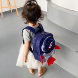 Rocket Kids School Bag Kindergarten Cartoon Bagpack Shoulder School Bags