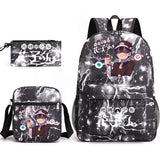 Toilet-Bound Hanako 3-Piece School Bag Set Large Capacity Leisure Backpack