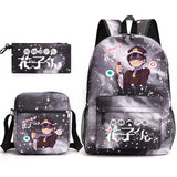 Toilet-Bound Hanako 3-Piece School Bag Set Large Capacity Leisure Backpack