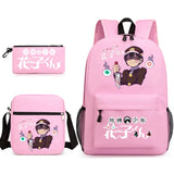 Toilet-Bound Hanako 3-Piece School Bag Set Large Capacity Leisure Backpack