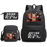 Hanako 3pcs Schoolbag Backpack Children Pencil Box Anime Backpack