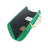 Flower Flap Pearl Chain Evening Wedding Bag Handbag Phone Wallet