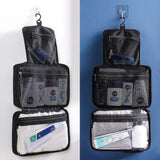Large Travel Toiletry Bag Splash-Proof Polyester Cosmetic Storage