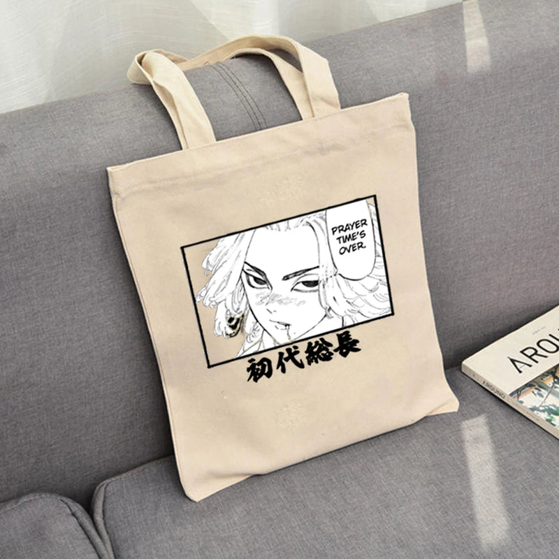 Tokyo Avenger Harajuku Shoulder Bag Canvas Bag Casual Summer Tote Shopper Bag