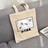 Tokyo Avenger Harajuku Shoulder Bag Canvas Bag Casual Summer Tote Shopper Bag