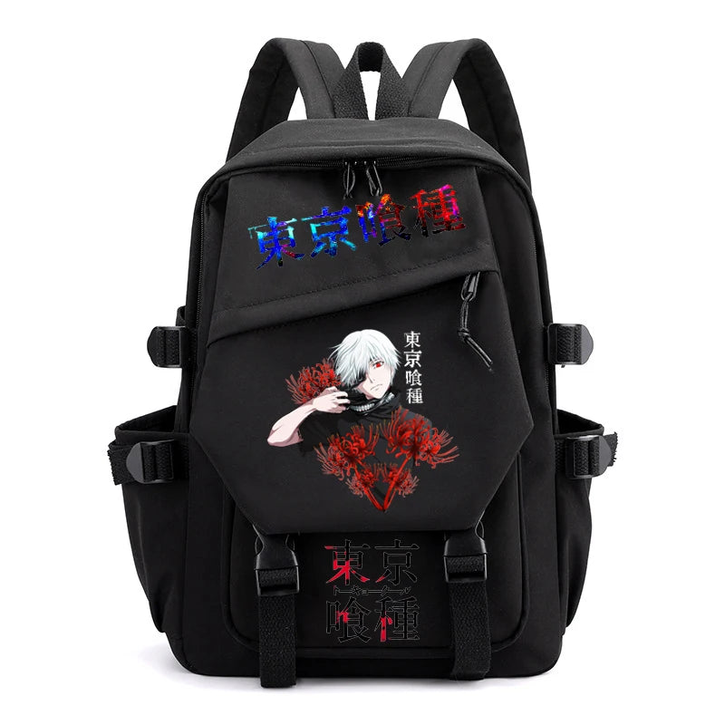 Tokyo Ghoul Ladies Men's Backpack Laptop School Bag Student Men's Bag