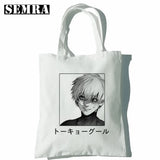 Tokyo Ghoul Women Canvas Bag Japanese Gothic Harajuku Hip-hop Shoulder Bag