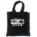 Tokyo Ghoul Women Canvas Bag Japanese Gothic Harajuku Hip-hop Shoulder Bag
