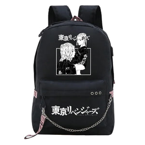 Tokyo Revengers Anime Women Backpacks Ladies Backpack Tokyo Revengers School Bag