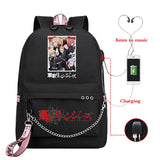 Tokyo Revengers Valhalla Chifuyu Matsuno School Backpack with USB Charging