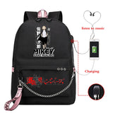Tokyo Revengers Valhalla Chifuyu Matsuno School Backpack with USB Charging
